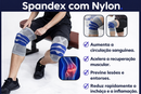 Joelheira de Compressão 3D - Com silicone e aço para alívio da dor no joelho durante Esforços