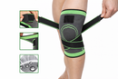 Joelheira para Compressão Articular com amassamento usando tiras cruzadas. Tensor articular