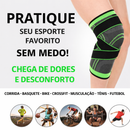 Joelheira para Compressão Articular com amassamento usando tiras cruzadas. Tensor articular