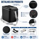Para Carros - Mini Geladeira Portátil compacta de 6 litros -  12V, com freezer, ideal para camping, viagens e uso externo no verão.