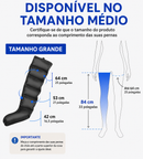 Para as Pernas - Massageador Elétrico Pneumático - Versão Estendida para Relaxamento Profundo de Coxas, Panturrilhas e Pés com Controle Remoto