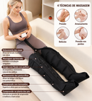 Para as Pernas - Massageador Elétrico Pneumático - Versão Estendida para Relaxamento Profundo de Coxas, Panturrilhas e Pés com Controle Remoto