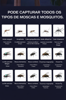 KillBugs - Armadilha para Moscas Mosquitos - Luz em LED Mata-Moscas e Mosquitos