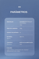 KillBugs - Armadilha para Moscas Mosquitos - Luz em LED Mata-Moscas e Mosquitos