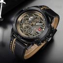 Relógio Masculino NAVI FORCE DIGITAL com Pulseira em Couro