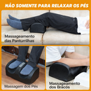 Para os Pés Pernas Panturrilhas - Com Aquecimento Massageador Aparelho Vibrador para alivio das dores nos musculos e articulações