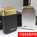 SupperBarbers Novo Barbeador Profissional  -  Com lâmina dupla 11.000 RPM e 7W