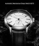 Relógio Masculino Seagull 6075 – Mecânico Automático | Couro Premium | 50m à Prova d’Água