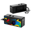 Câmera 1080P de Chaveiro - Portátil - Gravação em HD 1080P, flash embutido, foco automático, lente grande angular de 130° e tela LCD