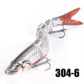 Isca Artificial Articulada para pesca de Peixes - Múltiplas articulações, afundamento lento
