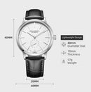 Relógio Masculino Seagull 6075 – Mecânico Automático | Couro Premium | 50m à Prova d’Água