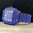 Relógio Masculino UNIGUET Green Diamond – Quadrado, Fashion estilo Romano