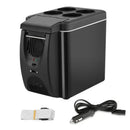 Para Carros - Mini Geladeira Portátil compacta de 6 litros -  12V, com freezer, ideal para camping, viagens e uso externo no verão.
