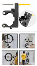 Deemount Suporte - Suporte de parede ajustável para bicicletas com gancho, para armazenamento horizontal e vertical