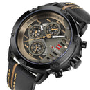 Relógio Masculino NAVI FORCE DIGITAL com Pulseira em Couro