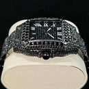 Relógio Masculino UNIGUET Green Diamond – Quadrado, Fashion estilo Romano