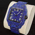 Relógio Masculino UNIGUET Green Diamond – Quadrado, Fashion estilo Romano