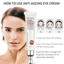 Creme para Olhos com Colágeno e Peptídeos - Antirrugas e Antienvelhecimento - Remove Olheiras, Combate Inchaço - Hidrata a Área dos Olhos