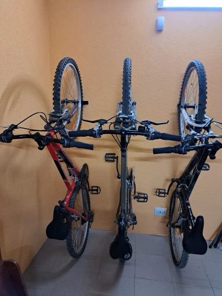 Deemount Suporte - Suporte de parede ajustável para bicicletas com gancho, para armazenamento horizontal e vertical