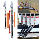 Vara e Molinete de pesca Conjunto Completo -  Feito de fibra de carbono de 1,8 a 3,6 m, super resistente, com vara telescópica e carretel giratório, resistência máxima de 3 a 8 kg.
