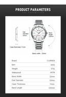 Relógio Masculino CURREN 8452 – Luxo Minimalista