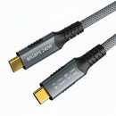 Turbo Cabo USB4 Tipo C - 8K 40Gbps 240W PD3.1 QC4.0 para carregamento rápido