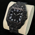 Relógio Masculino UNIGUET Green Diamond – Quadrado, Fashion estilo Romano