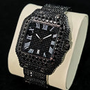 Relógio Masculino UNIGUET Green Diamond – Quadrado, Fashion estilo Romano