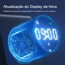 Aromatizante de parede automático com sensor - Recarregável via USB, com função de relógio e sensor de fragrância. Ideal para perfumar ambientes