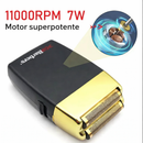 SupperBarbers Novo Barbeador Profissional  -  Com lâmina dupla 11.000 RPM e 7W