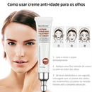 Creme para Olhos com Colágeno e Peptídeos - Antirrugas e Antienvelhecimento - Remove Olheiras, Combate Inchaço - Hidrata a Área dos Olhos