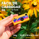 Câmera 1080P de Chaveiro - Portátil - Gravação em HD 1080P, flash embutido, foco automático, lente grande angular de 130° e tela LCD