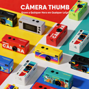 Câmera 1080P de Chaveiro - Portátil - Gravação em HD 1080P, flash embutido, foco automático, lente grande angular de 130° e tela LCD